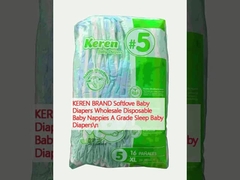 KEREN BRAND 소프트 러브 베이비 기저귀 소매 일회용 베이비 기저귀 A등급 잠자리 베이비 기저귀